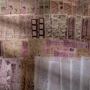 fragments of broken words retro scrapbook 2