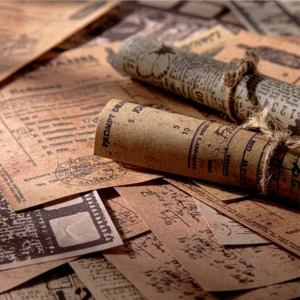 fragments of broken words retro scrapbook 3