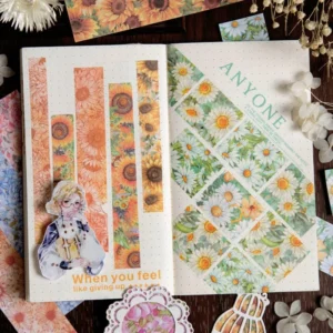 fragrant flower scene sticker book roses 2