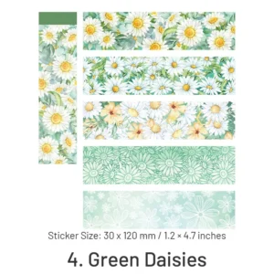 fragrant flower scene sticker book roses 9