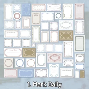 frame scrapbook paper pack film note 10