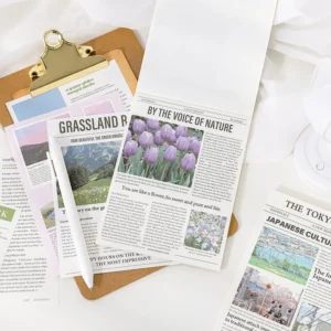 freeze the moment series retro newspaper 4