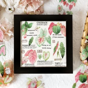 fresh greenery clear transparent stickers fruit 3