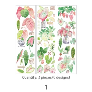 fresh greenery clear transparent stickers fruit 8