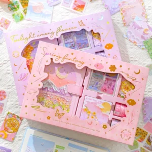 fresh macaron color journal gift box 2