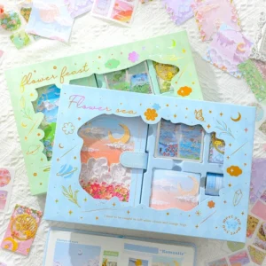 fresh macaron color journal gift box 8