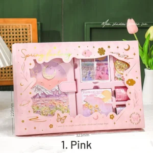 fresh macaron color journal gift box 9