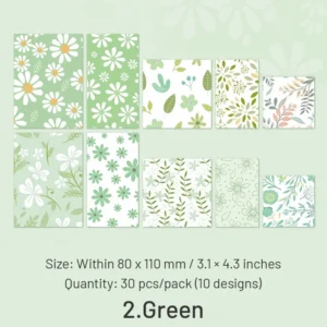 fresh style botanical basic decorative paper 7