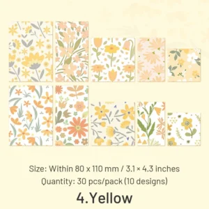 fresh style botanical basic decorative paper 9