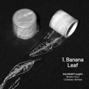 fresh style white ink transparent tape 10