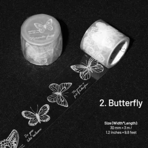 fresh style white ink transparent tape 11