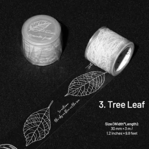 fresh style white ink transparent tape 12