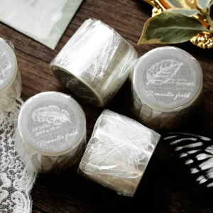 fresh style white ink transparent tape 4