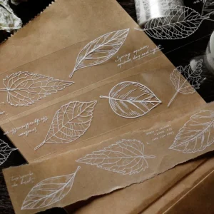 fresh style white ink transparent tape 6