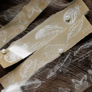 fresh style white ink transparent tape 7