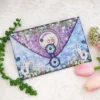 Frozen Purple Christmas Mini Project Folio Craft Kit Junk Journal and Add Ons