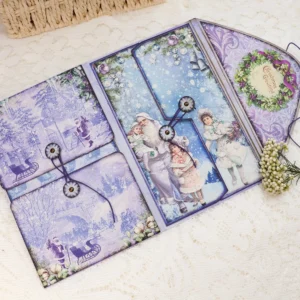 frozen purple christmas mini project folio 2
