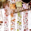 Fruit Clear Transparent Clean Stickers - Grape, Passion Fruit, Pomegranate, Persimmon