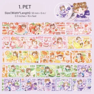 fruit paradise cartoon creative decorative tape 9