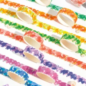 Fruit Sweets Series Heartshape Rolled Washi Stickers