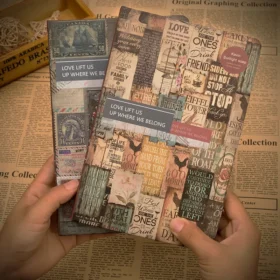 Future Retro European Colored Illustration Notebook - A5