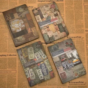 future retro european colored illustration notebook 2