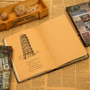 future retro european colored illustration notebook 3