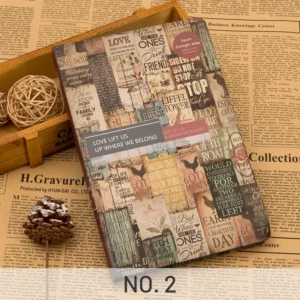 future retro european colored illustration notebook 6