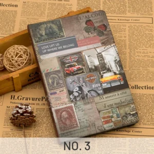 future retro european colored illustration notebook 7