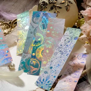 Galaxy Like a Dream Holographic Stickers - Constellation, Feathers, Butterflies, Moon