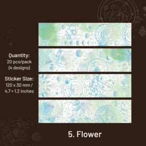 galaxy like a dream holographic stickers 16