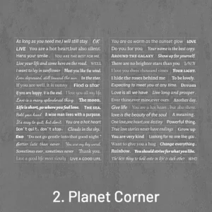 galaxy notes simple retro english vinyl 10