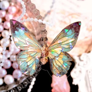 gemlike glittering butterfly clear transparent stickers 9