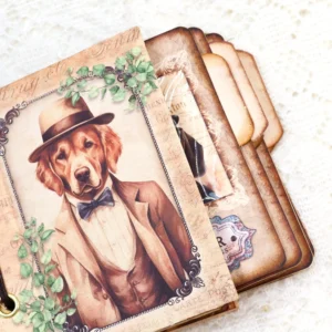 gentleman dogs handmade specimen album booklet 3