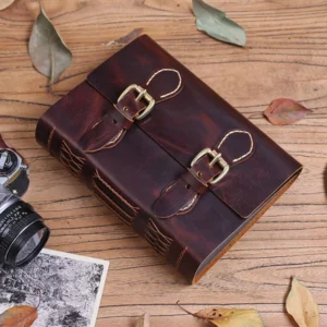 Genuine Leather Handmade Hand-pasted Creative Photo Album - 8.5" x 6.2"