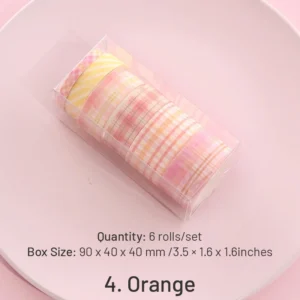 geometric stripes basic washi tape set 11