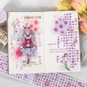 Geometric Time Series Geometric Patterns Washi Tape - Usage View by Sumflying Craft