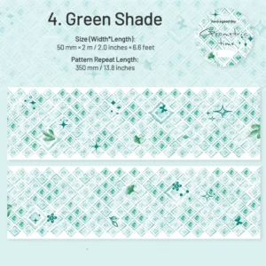 Geometric Time Series Geometric Patterns Washi Tape - View 12 by Sumflying Craft