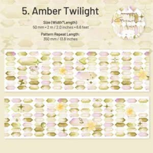 Geometric Time Series Geometric Patterns Washi Tape - View 13 by Sumflying Craft