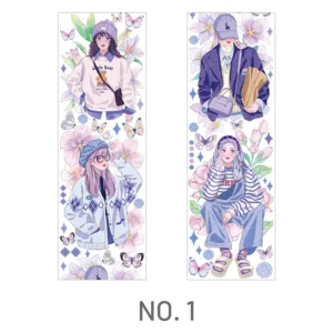 girl and people themed purple flower 5