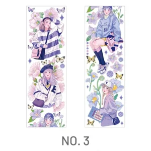 girl and people themed purple flower 7