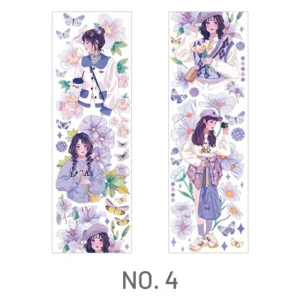 girl and people themed purple flower 8