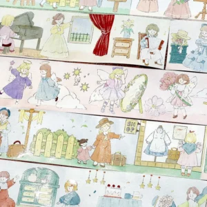 girl cartoon washi tape people music 4