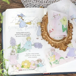 girl cartoon washi tape people music 5