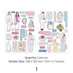 girl life stickers characters travel 10