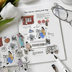 girls life character theme clear transparent 2