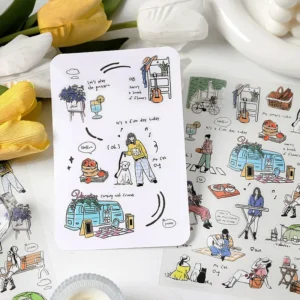 girls life character theme clear transparent 4