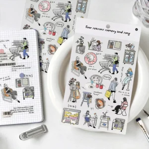 girls life character theme clear transparent 6