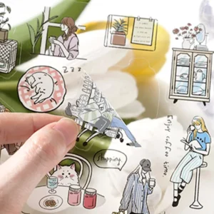 girls life character theme clear transparent 7