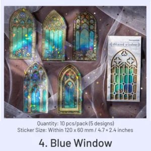 glazed window series vintage glass window 11
